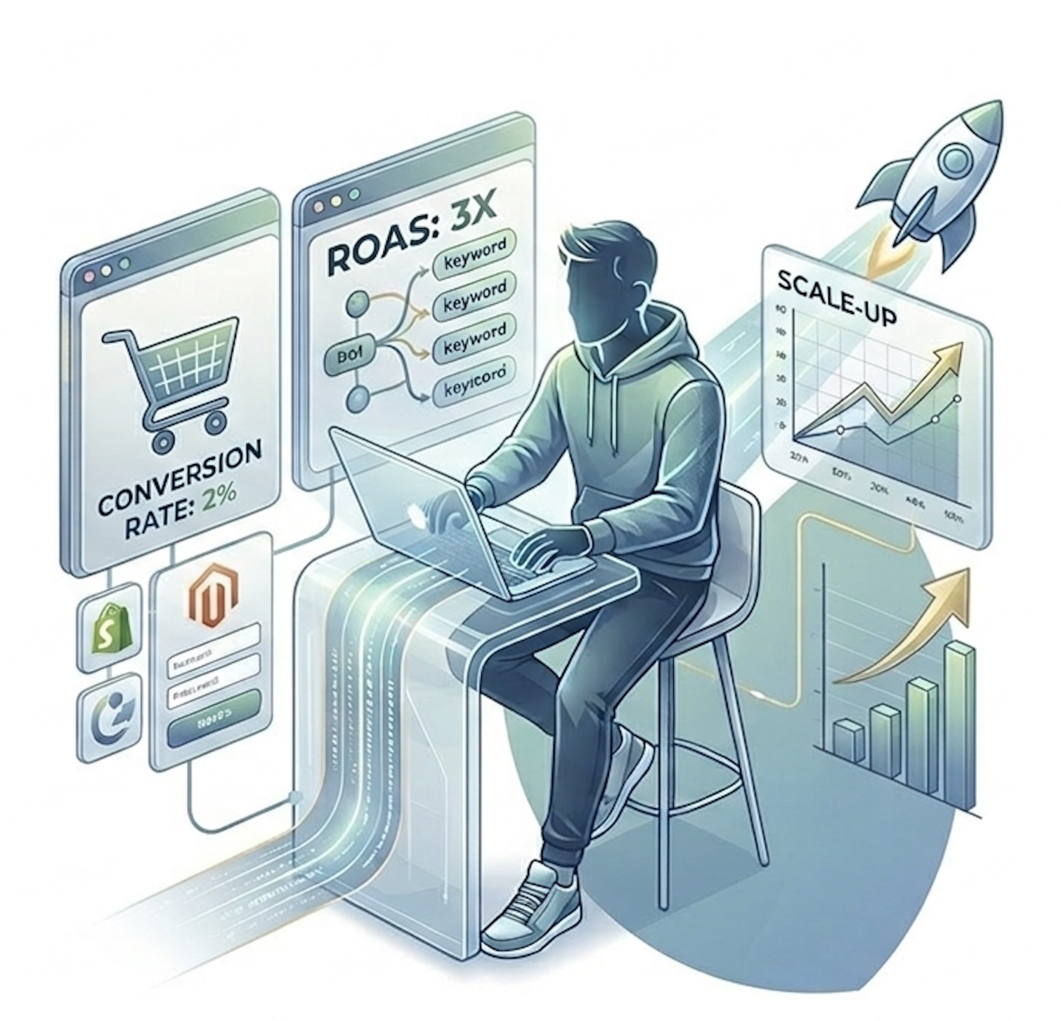 Google Ads strategy illustration